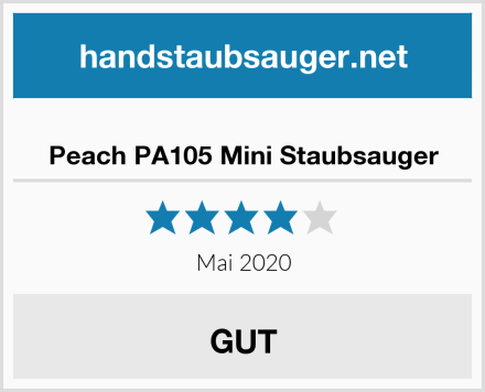  Peach PA105 Mini Staubsauger Test