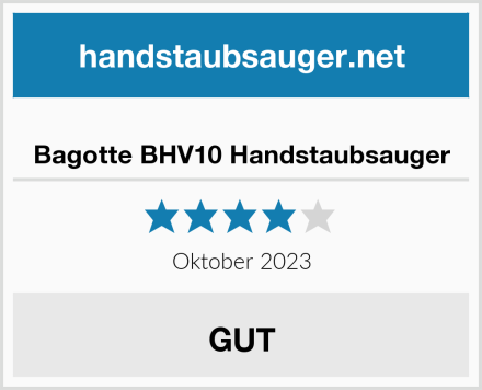  Bagotte BHV10 Handstaubsauger Test