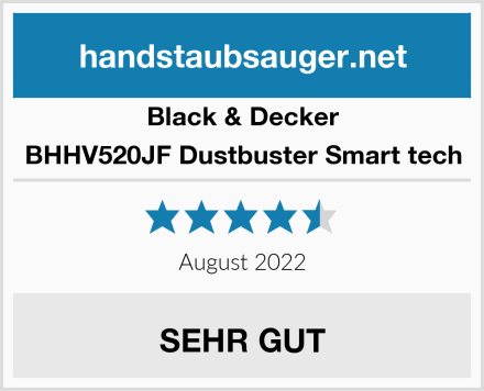 Black & Decker BHHV520JF Dustbuster Smart tech Test