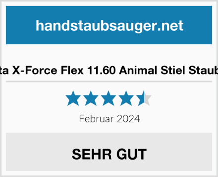  Rowenta X-Force Flex 11.60 Animal Stiel Staubsauger Test