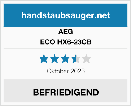 AEG ECO HX6-23CB Test