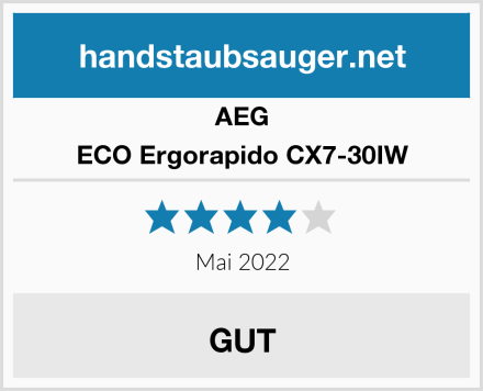 AEG ECO Ergorapido CX7-30IW Test